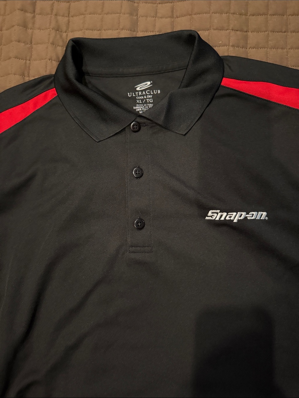 Snap On Tools Black Polo